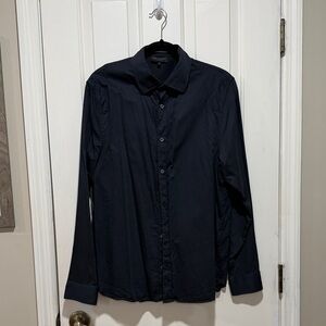 Ted Baker Men's Navy Casual Button Down Shirt